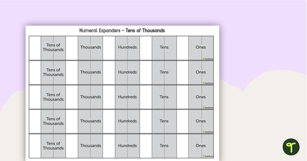 Go to Numeral Expander - Tens of Thousands teaching resource