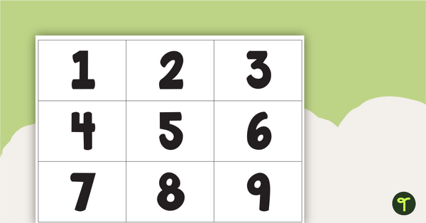 Go to Numbers, Words, Dots, and Tallies Mix-Ups - 1 to 20 teaching resource