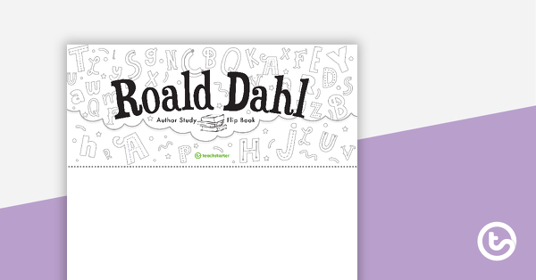 Preview image for Roald Dahl Author Study Flip Book Template - teaching resource