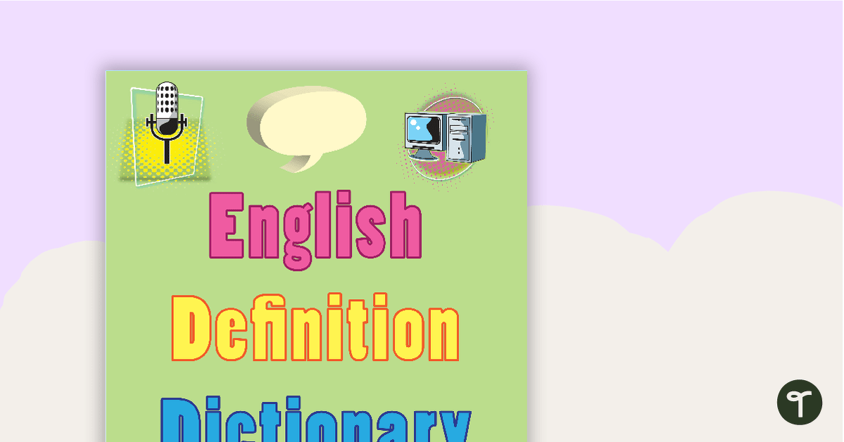English, Math and Science Definition Dictionaries teaching resource