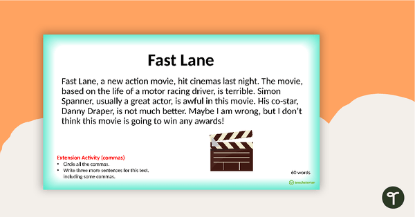 Dictation Passages PowerPoint - Year 6 teaching resource