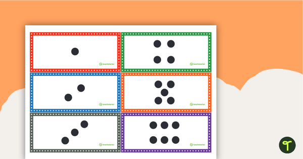 Subitising 1 to 12 - Snap and Memory Game teaching resource