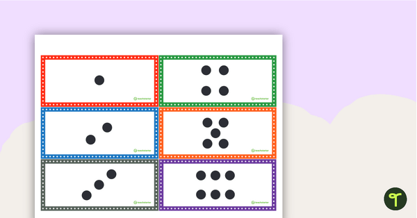 Preview image for Subitizing 1 to 12 - Memory Game - teaching resource