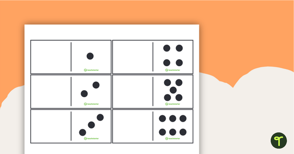 Preview image for Subitizing 1 to 12 - Dominoes - teaching resource