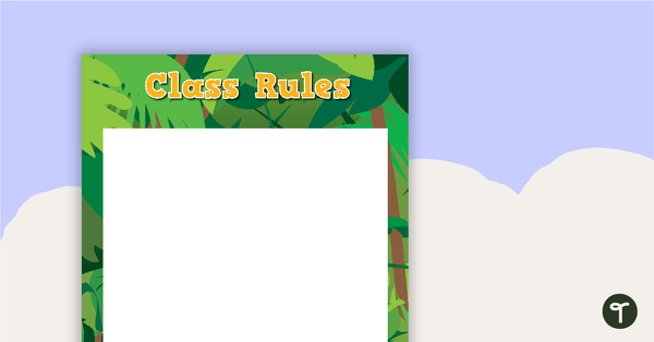 Go to Terrific Tigers - Class Rules teaching resource