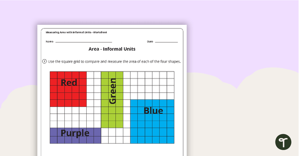 Preview image for Measuring Area Using Arrays - teaching resource
