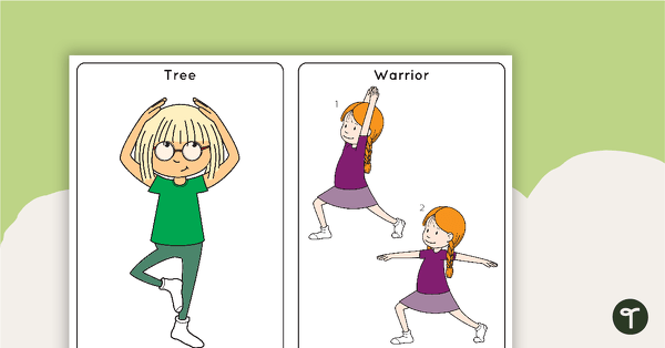 Image of Yoga Poses for Kids - Posters