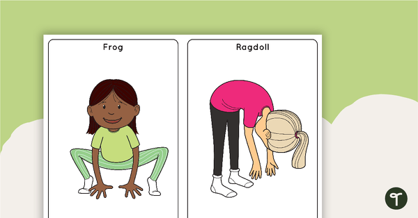 Yoga Poses for Kids - Posters teaching resource