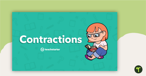 Preview image for Contractions PowerPoint - teaching resource