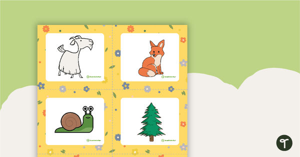 Four in a Row Game - Rhyming Words teaching resource