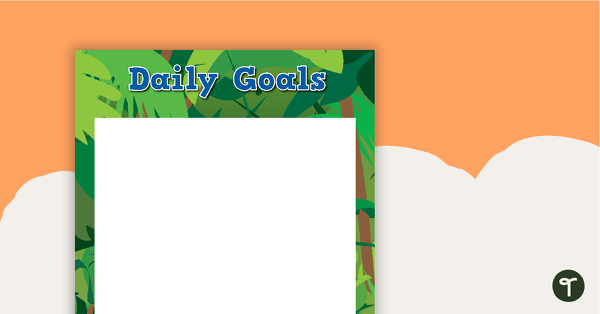 Go to Terrific Tigers - Daily Goals teaching resource