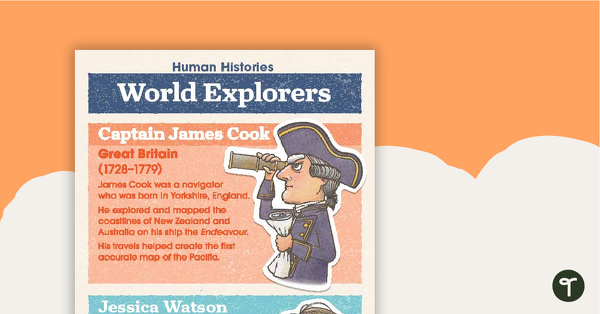 Preview image for Human Histories: World Explorers – Comprehension Worksheet - teaching resource