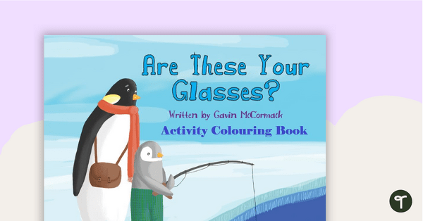 'Are These Your Glasses?' Colouring Book teaching resource