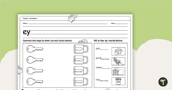 Go to Digraph Worksheet - ey teaching resource