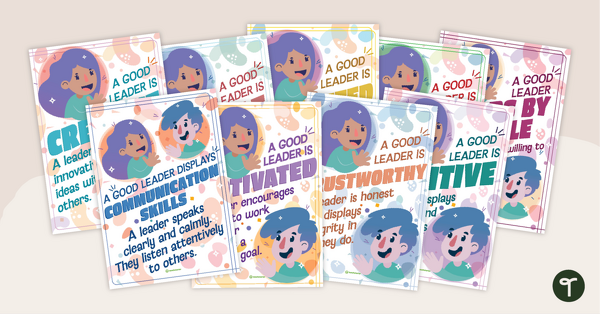 Preview image for Leadership Qualities - Poster Pack - teaching resource