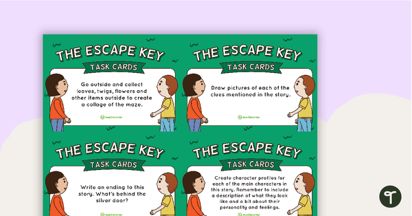 The Escape Key - Story and Task Cards teaching resource
