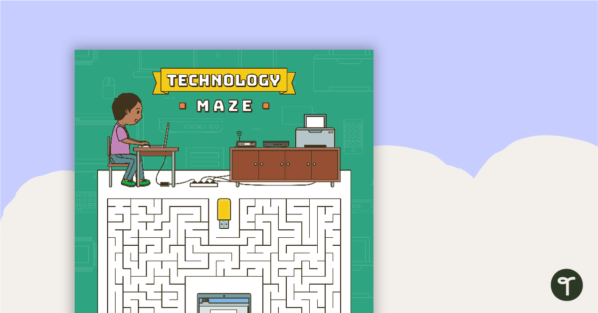 Technology Maze teaching resource
