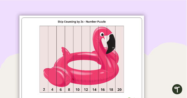 Skip Counting Number Puzzles teaching resource
