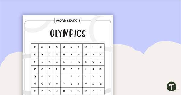 Preview image for Olympics Word Search – Lower - teaching resource