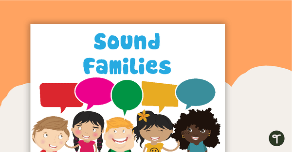 Go to Sound Families Word Wall teaching resource