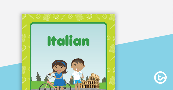 Preview image for Italian Book Cover - teaching resource