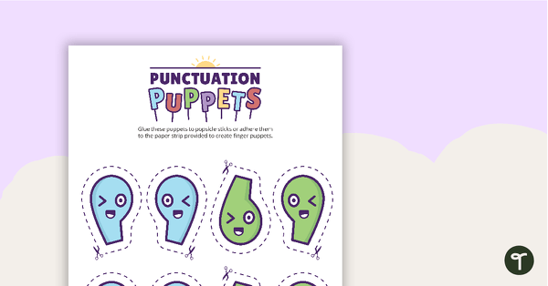 Punctuation Puppets teaching resource