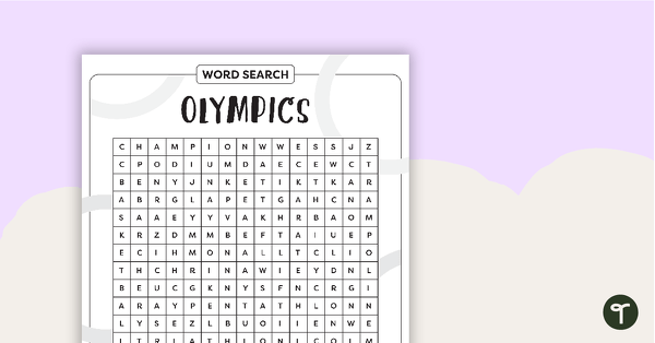 Go to Olympics Word Search – Upper teaching resource