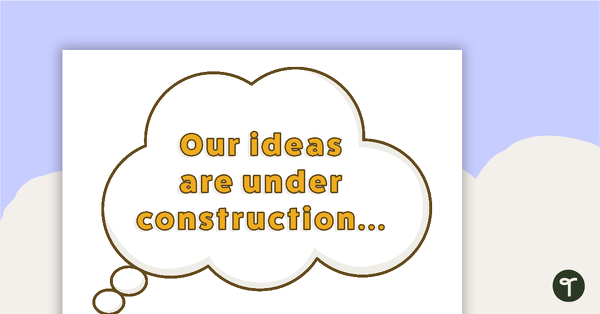 Go to Wonder Wall Brainstorming Display Template teaching resource