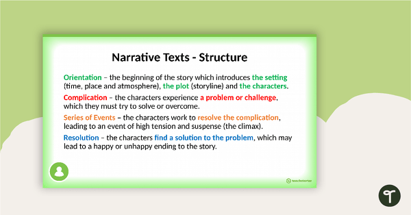 Writing Narrative Texts PowerPoint - Year 5 and Year 6 teaching resource