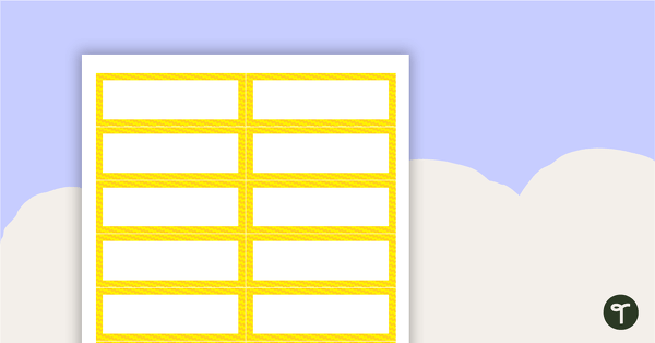 Go to Squiggles - Name Tags teaching resource