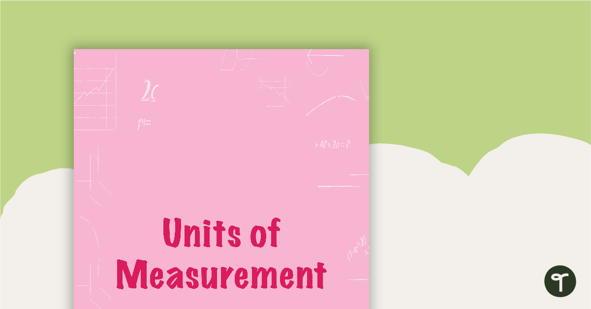 Goal Labels - Units of Measurement (Key Stage 2 - Lower) teaching resource