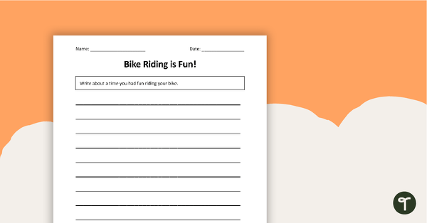 Go to Bike Riding Safety Worksheet Pack teaching resource