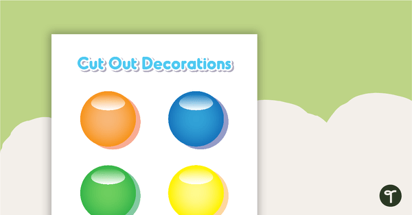 Go to Chocolate Buttons - Cut Out Decorations teaching resource