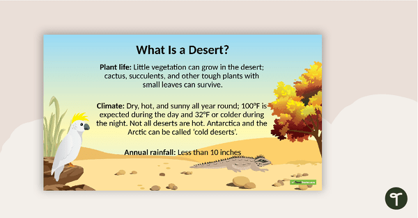 Natural Environments - PowerPoint teaching resource
