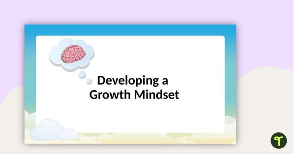Go to Growth Mindset PowerPoint teaching resource