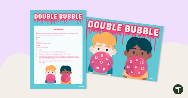 Double Bubble - Doubling Game teaching resource