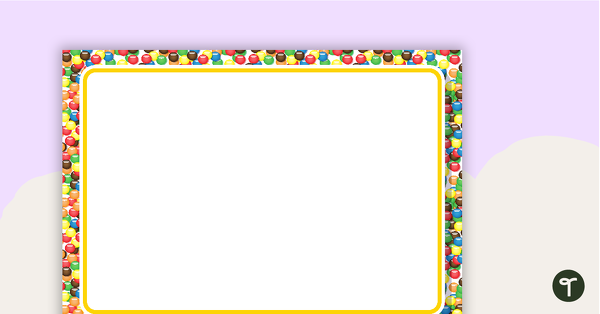Go to Chocolate Buttons - Landscape Page Border teaching resource
