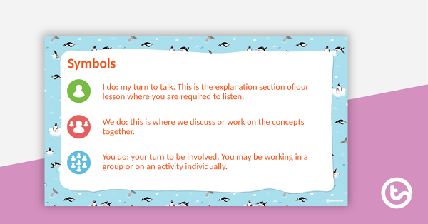 Penguins – PowerPoint Template teaching resource