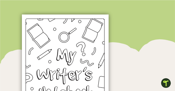 Image of Writer's Notebook Cover Page