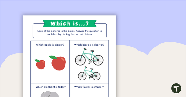 Preview image for Which is...? - Observable Properties Worksheet - teaching resource