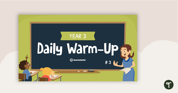Year 3 Daily Warm-Up – PowerPoint 3 teaching resource