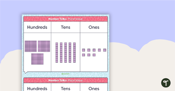 Go to Number Talks - Place Value Task Cards teaching resource