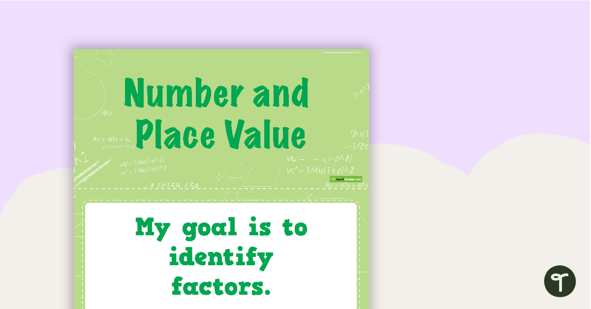 Goals - Numeracy (Key Stage 2 - Upper) teaching resource