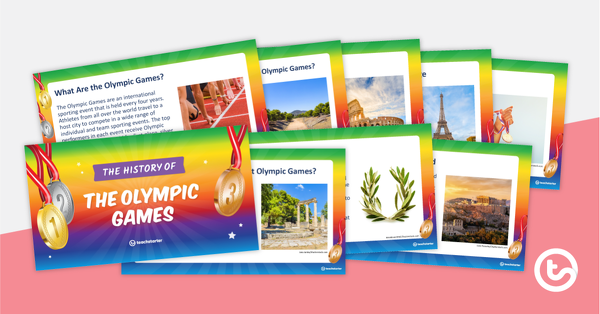 Go to The History of the Olympic Games PowerPoint teaching resource