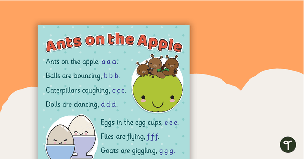 Go to Ants on the Apple Posters teaching resource