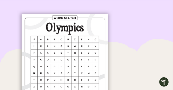 Preview image for Olympics Word Search – Lower Grades - teaching resource