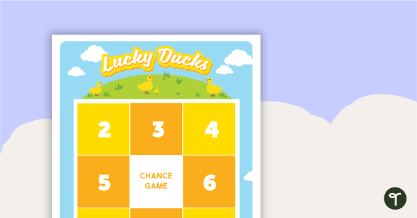 Go to Lucky Ducks - Chance Game teaching resource