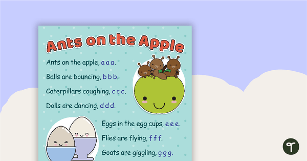 Go to Ants on the Apple Posters teaching resource