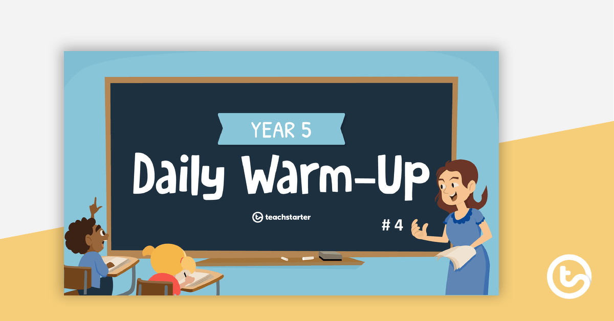 Year 5 Daily Warm-Up – PowerPoint 4 teaching resource