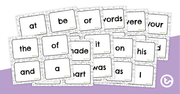 Fry Sight Words Flash Cards teaching resource